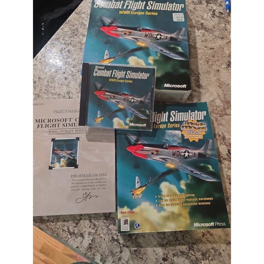 Microsoft Combat Flight Simulator: WWII Europe Series  - European... PC Game1998